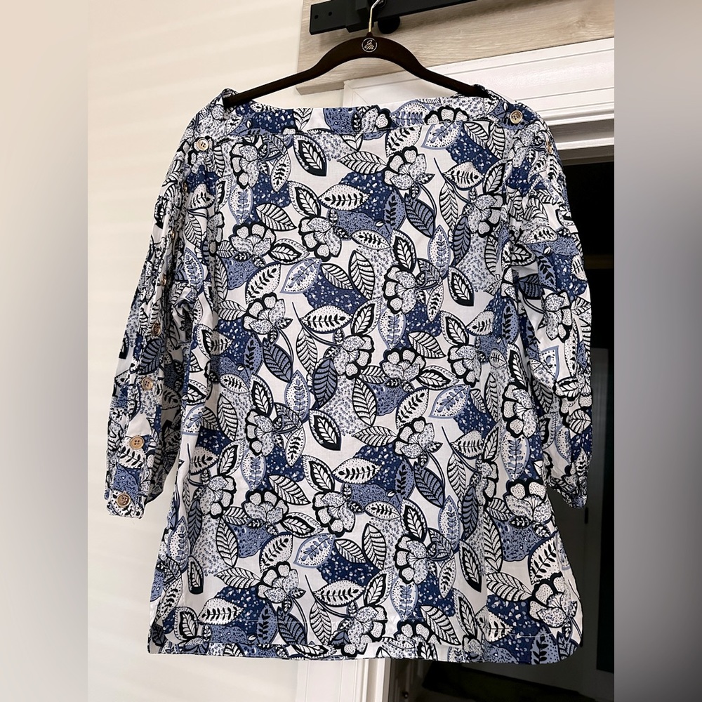 NWT Buru blue leaves set (top + mini skirt)